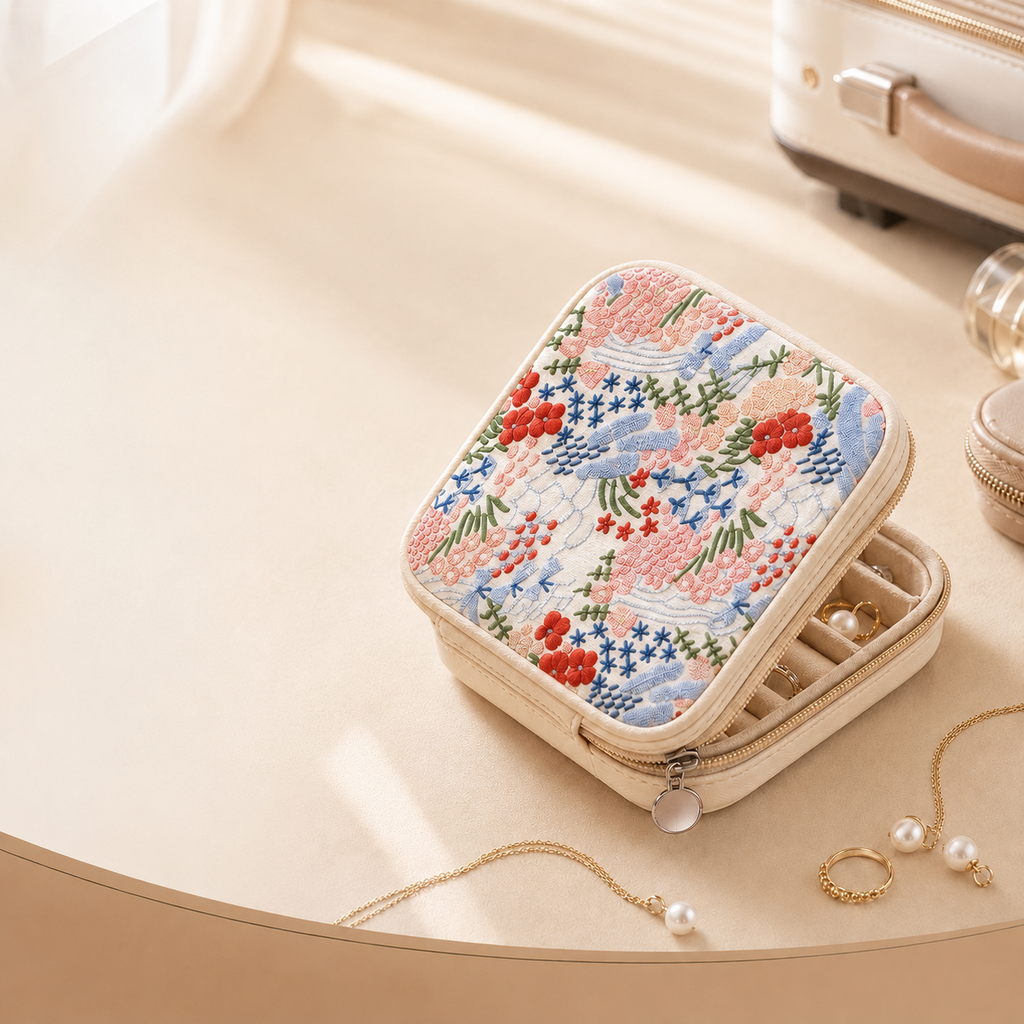 Rosalie Floral Jewelry Case